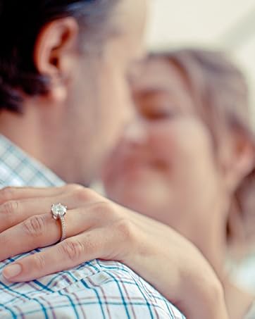 Moissanite Promise Rings