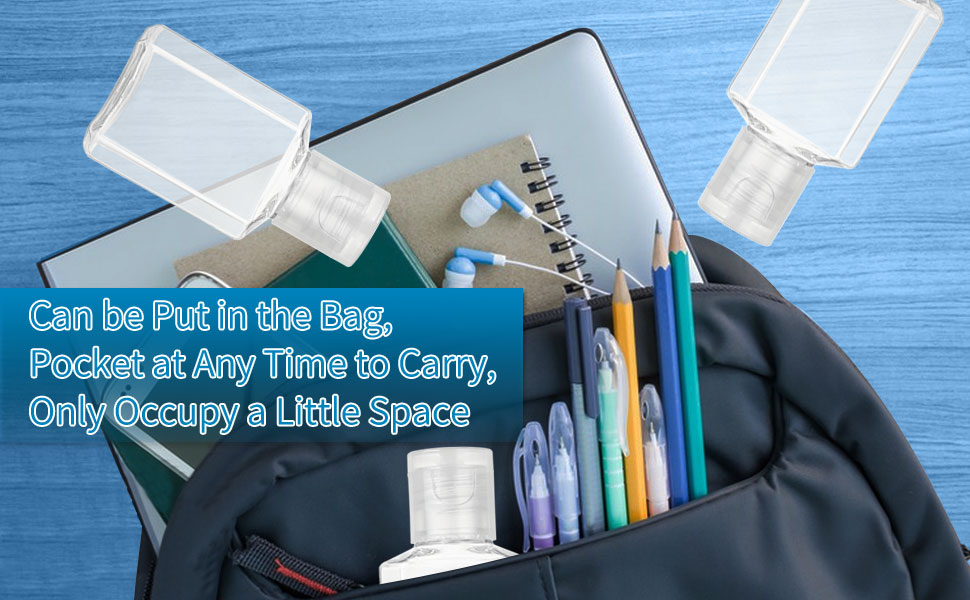 100PCS Travel Size Bottles 1oz Mini Travel Shampoo Bottles Plastic Empty Bottles, Refillable