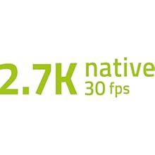 Grabación de vídeo con una resolución nativa de 2,7 K
