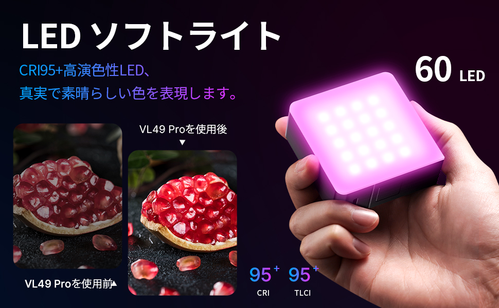 30 LEDビデオライト - 防水、各種カメラ用、180フィート 41emKKlbbhL.jpg