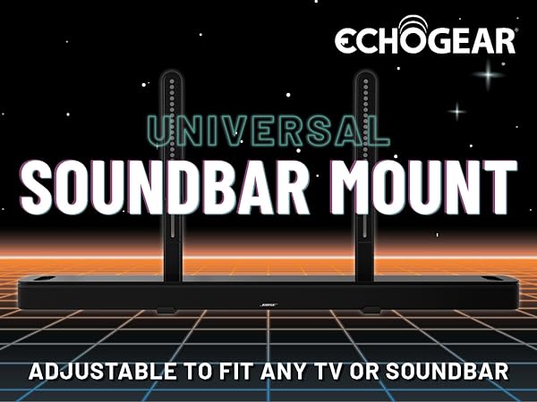 soundbars stand depth adjustments brackets hanging led flush lcd mounting universal installation 