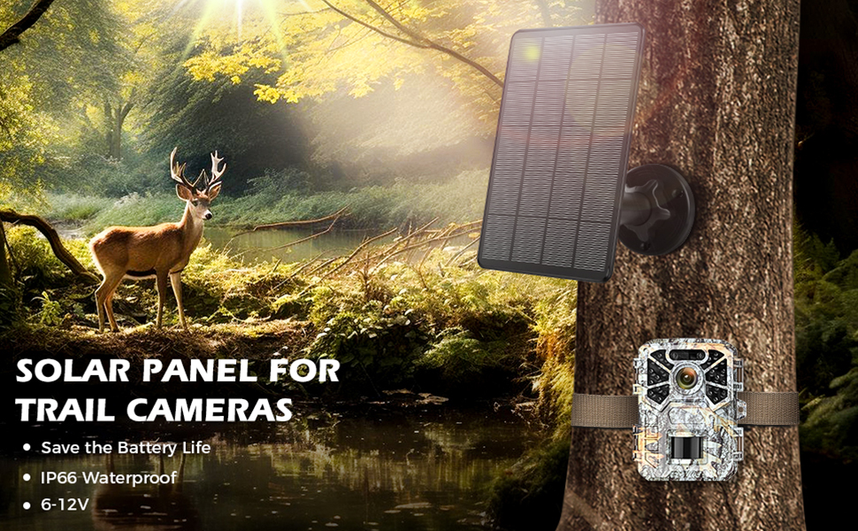 Trail Camera Solar Panel