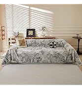 MYSKY HOME Boho Couch Cover Sofa Covers, Couch Covers for 2 Cushion Couch Sofa, Chenille L Shape ...