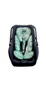 Baby Car Seat Pad Sage