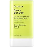 Dr. Jart+ Every Sun Day Invisible Korean Sunscreen Stick SPF 40 | Korean Skincare, 0.67 Ounce