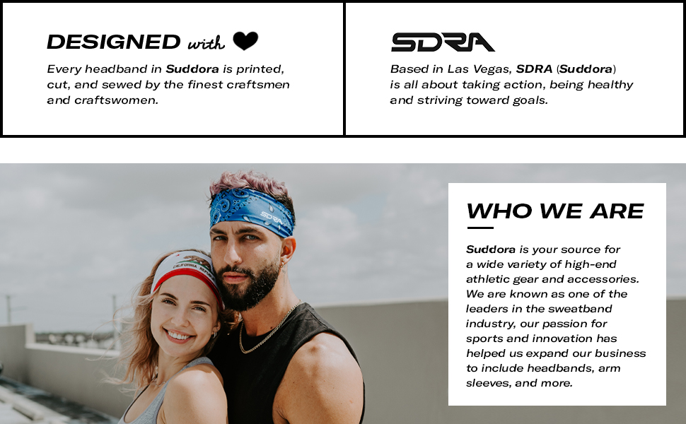 SPN-SELR Suddora Sweatbands and Headbands