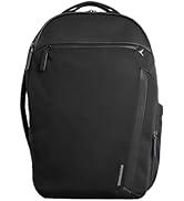 Troubadour Apex Travel Backpack - Expandable Up to 42L Capacity - Black