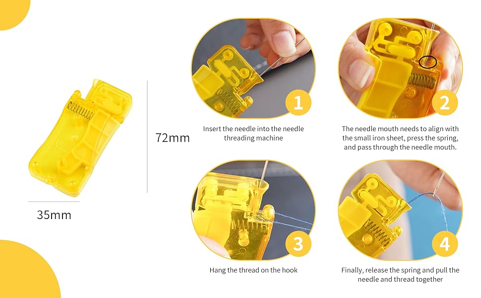 20Pcs Needle Threaders Hand Machine Sewing Tool Automatic Needle Threader Self