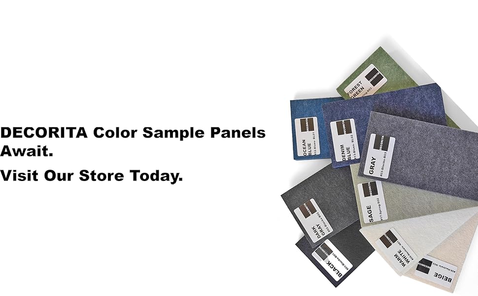 DECORITA felt wall tiles color samplers