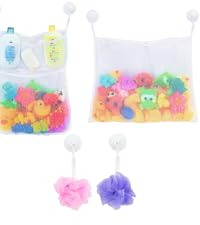 White bath toy Holder set.