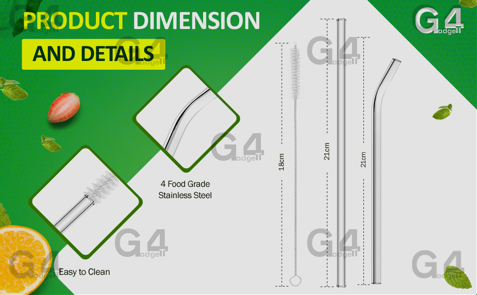 straw cleaner straws glass straws reusable straw Bent Straws Straight Straws drinking straws