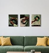 Record green wall art