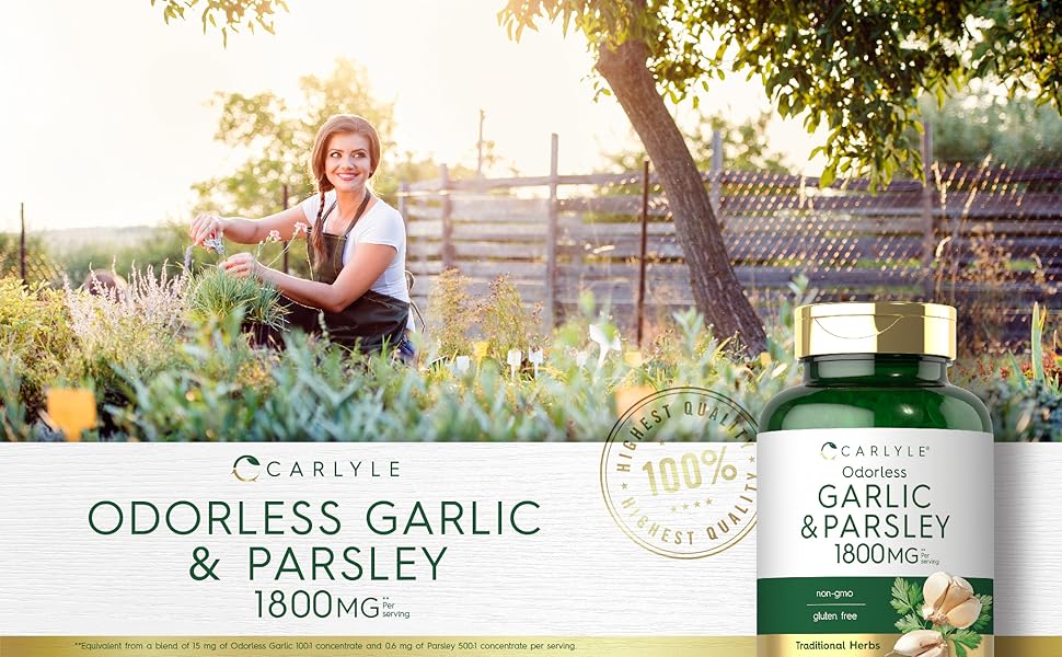 Odorless Garlic and Parsley