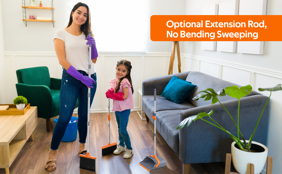 broom and dustpan set