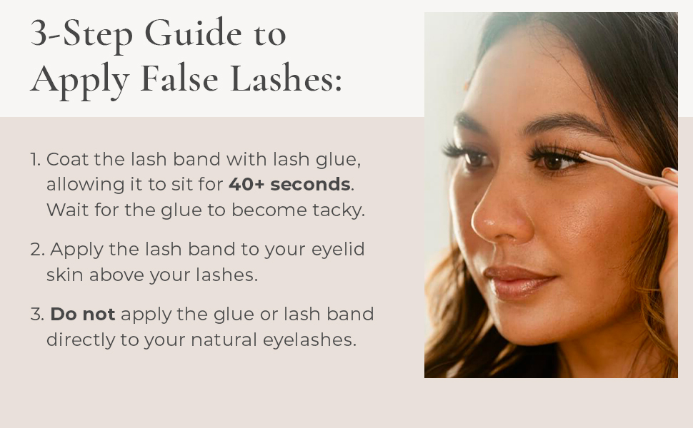 How To Apply False Lashes: 5 Step Guide For Beginners