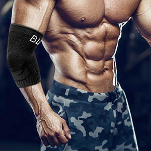 BLACKROX Ellenbogenbandage LUMIOROX tennisarm Damen & Herren Bodybuilding Sport Fitness