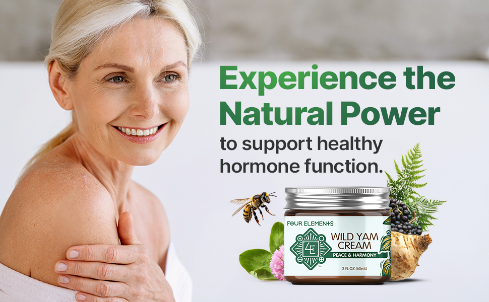 4e organic wild yam cream