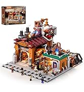 Lumibricks Steampunk Ore Factory Lighting Building-Bricks Set, 3138 Pcs Interactive Mechanical Fa...