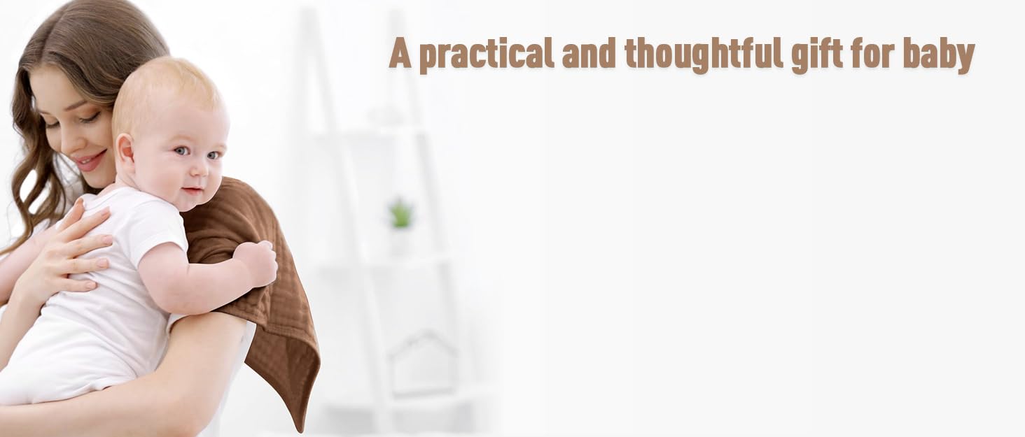 Yoofoss Muslin Burp Cloths