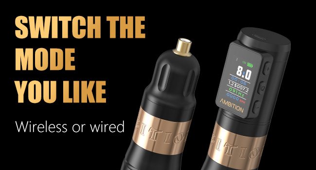Amazon.com: Ambition Vibe Max Wireless Tattoo Machine with