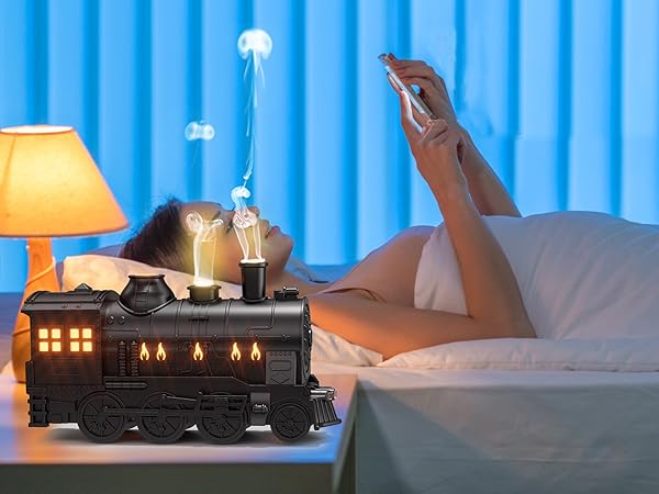 Diffuserlove Essential Oil Diffuser 300ML Train Cool Mist