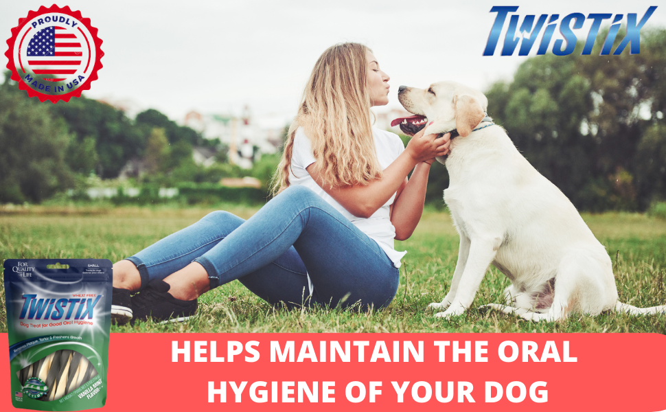 Buy Twistix Low Fat High Protein Vanilla Mint Flavour Oral Hygiene Dog