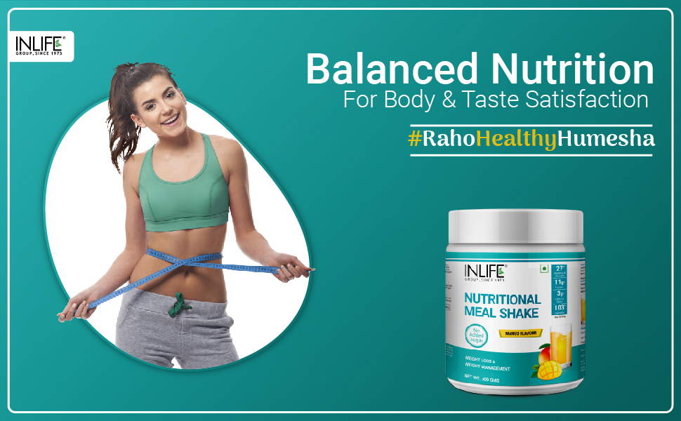 INLIFE Meal Replacement Shake Weight Management, Nutritional Meal