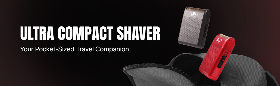 Ultra Compact Shaver Travel Companion pocket size