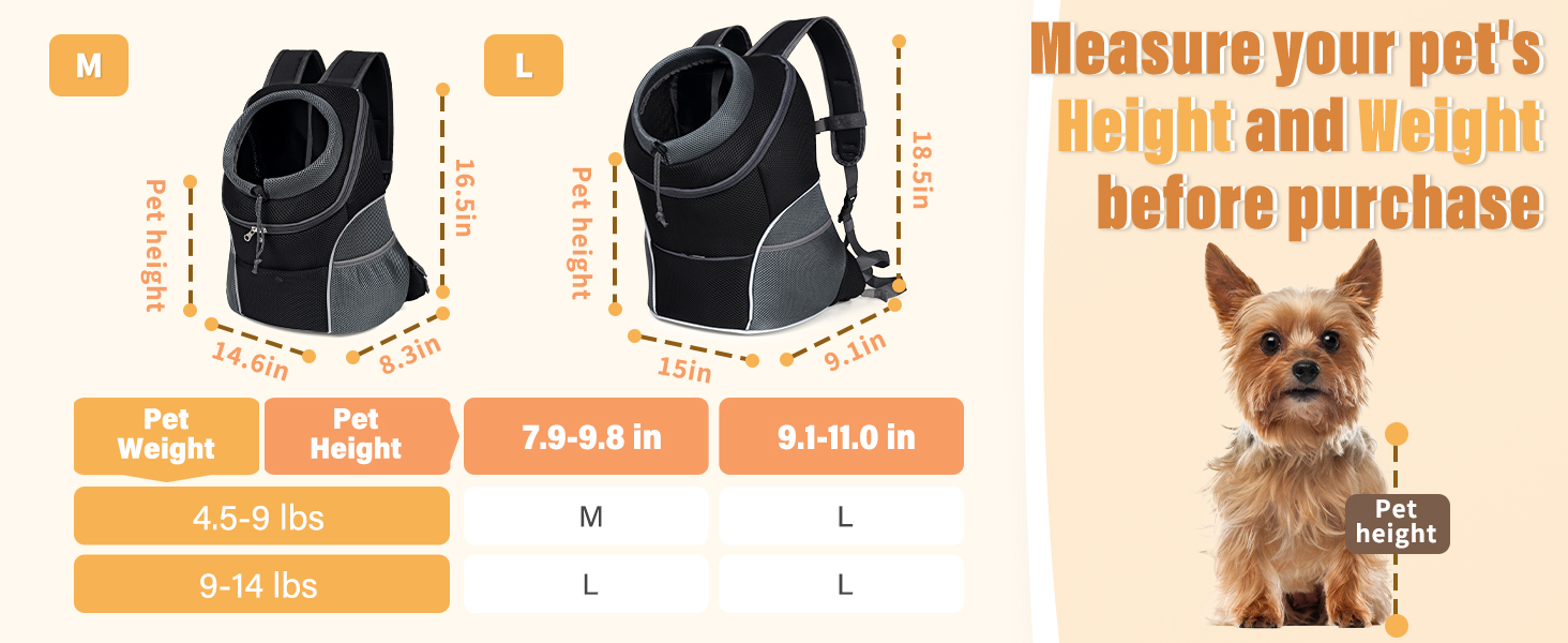 puppy backpack carrier for small dogs