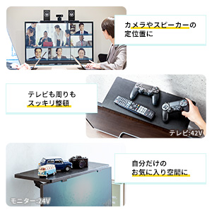 Amazon.co.jp: イーサプライ ディスプレイボード 上棚 モニター
