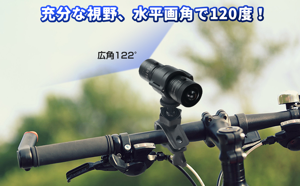 【新品】サイクルレコーダー Amazon.co.jp: CHURACY バイク 自転車用 ドライブレコーダー 200