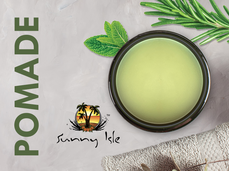Sunny Isle Rosemary Mint Hair and Strong Roots Pomade 5oz features and benefits