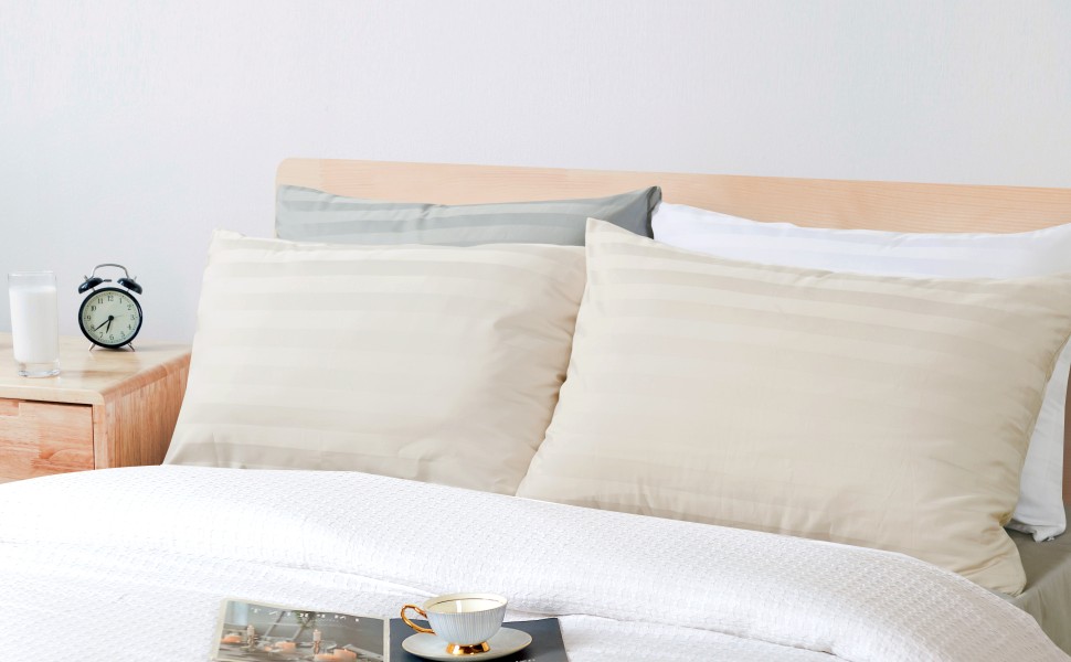 Pillow Cases Standard Size, 100 Egyptian Cotton Pillow