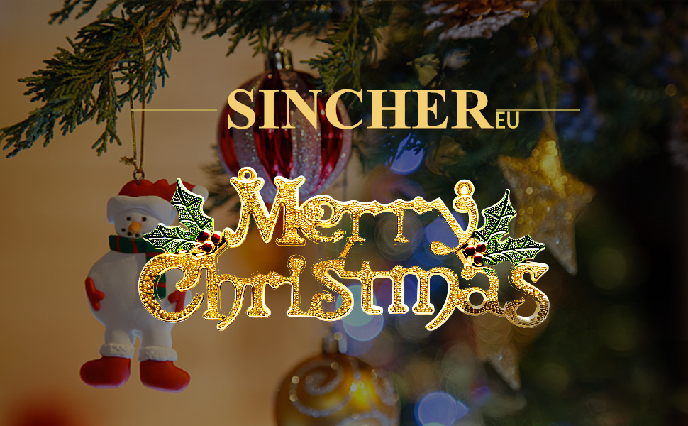 SINCHEREU Artificial Christmas Tree, 6ft Holiday Xmas Tree 1250 Branch