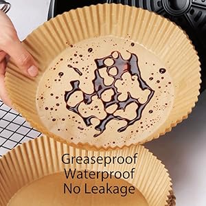 Air Fryer Disposable Paper Liner 8 inch 9 inch 10 inch Air Fryer Liner parchment paper square sheets