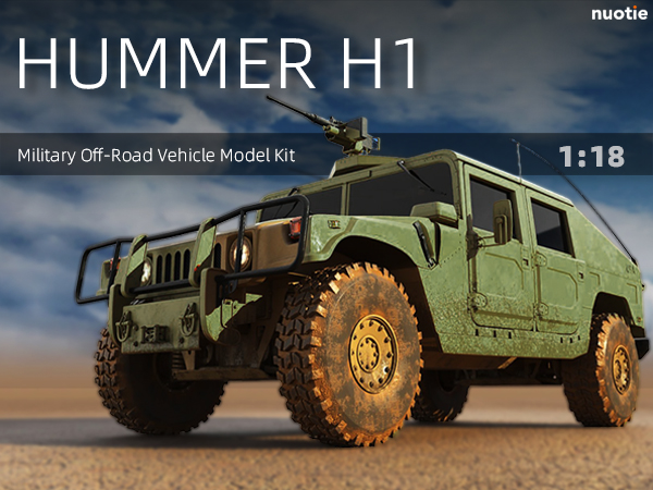 Amazon.com: NUOTIE 1/18 Hummer H1 Vehicle Model Military