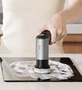 HOTO Grip Cordless Electric Spin Scrubber, IPX7 Waterproof, Lightweight at 0.65 lb with 6 Brush ...