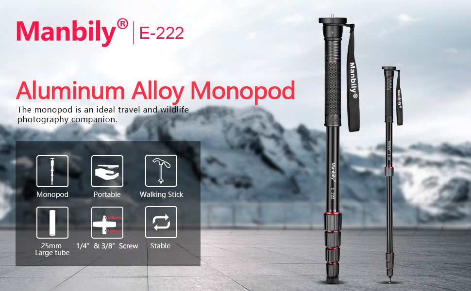 aluminum monopod