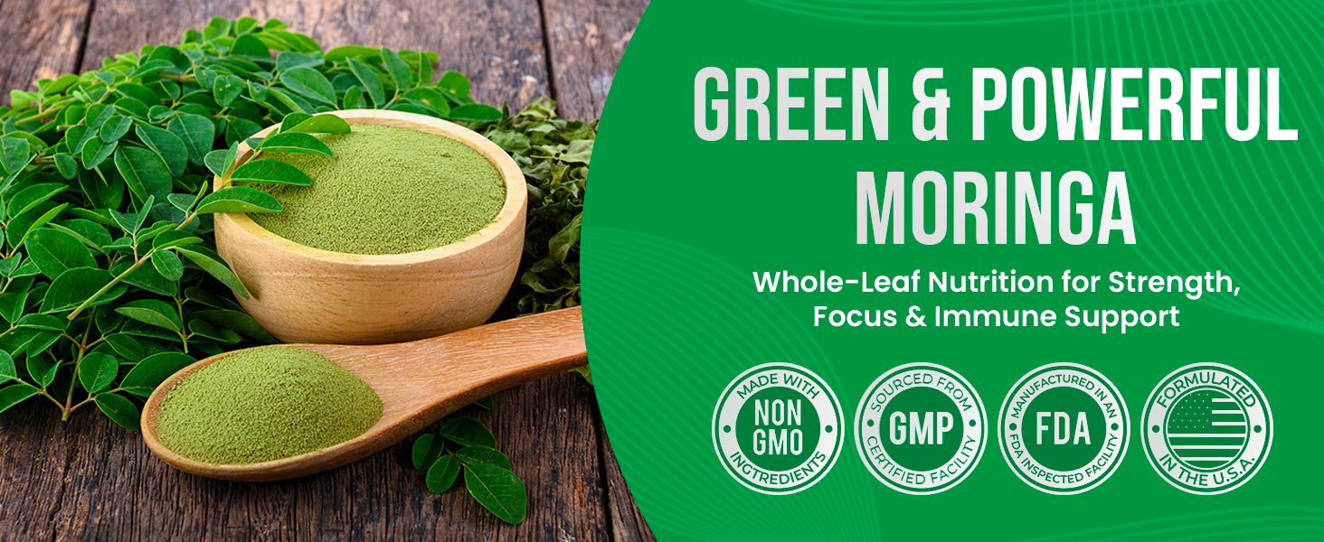 Leaping Lynx Moringa Leaf Capsules