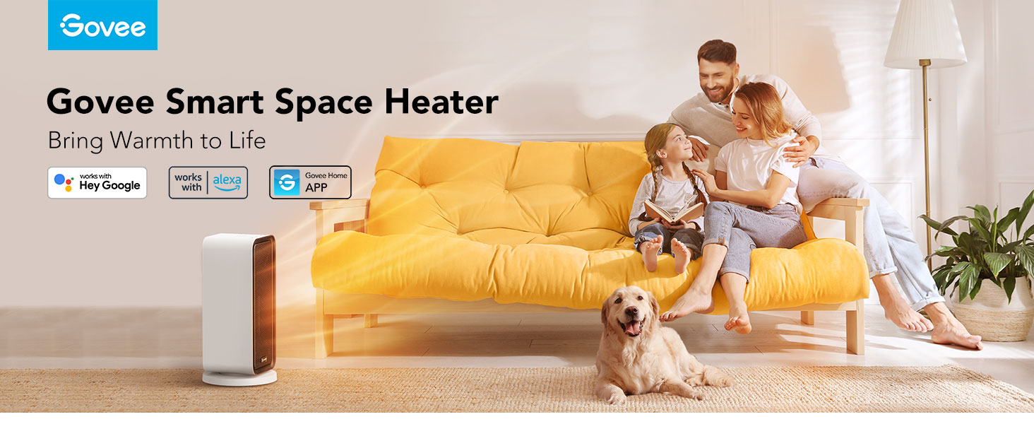 Govee Space Heater, Smart Electric Space Heater with