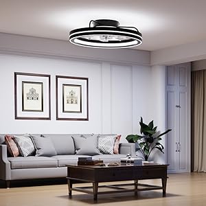 low profile ceiling fans with lights