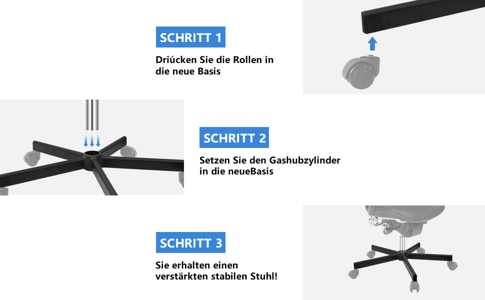 Office Chair Base Heavy Duty Black Office Chair Base