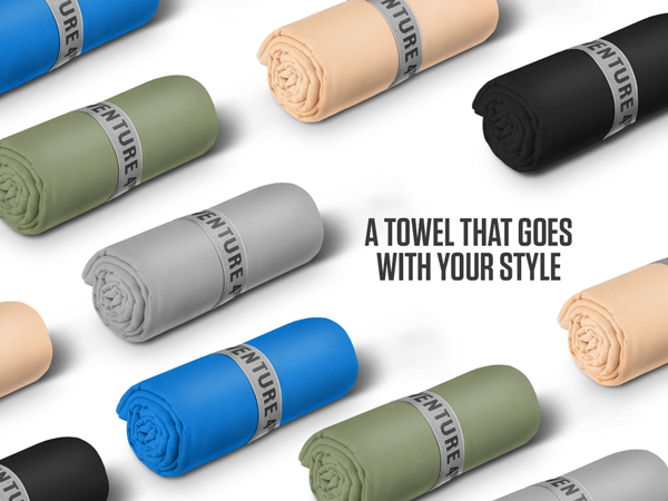 premium travel towel by VENTURE 4TH