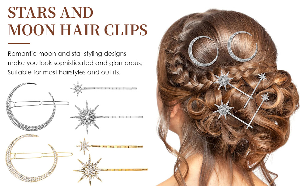 moon and star styling designs
