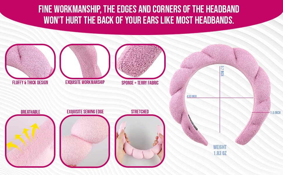 headband for washing face