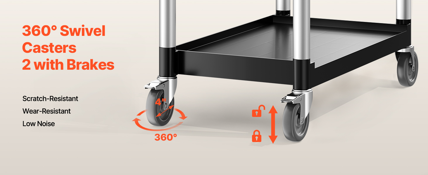 food cart with wheels