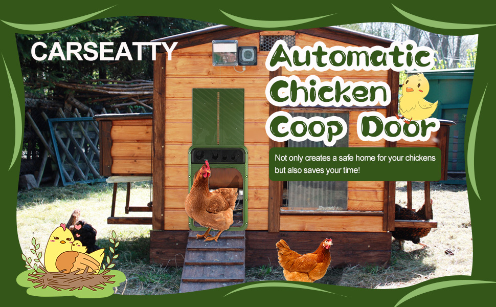 Automatic Chicken Coop Door, Automatic Chicken Door with