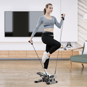 Stair Stepper with Resistance Bands