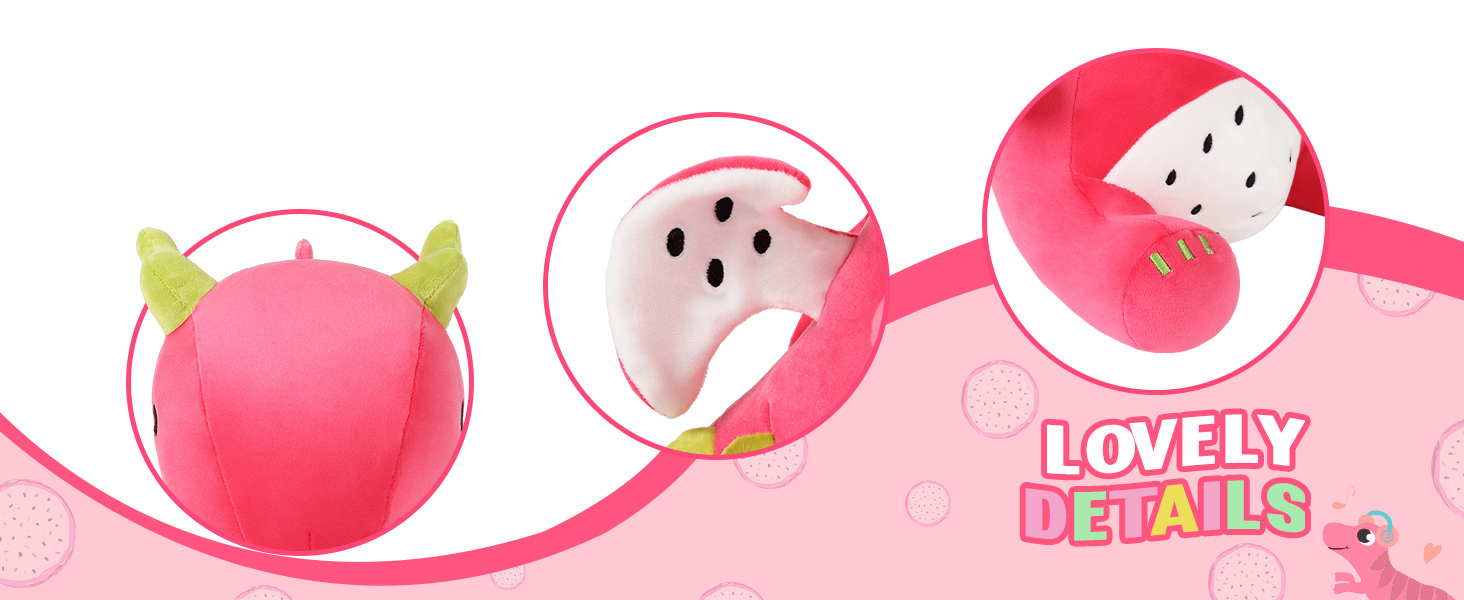 dragon fruit dinosaur plush