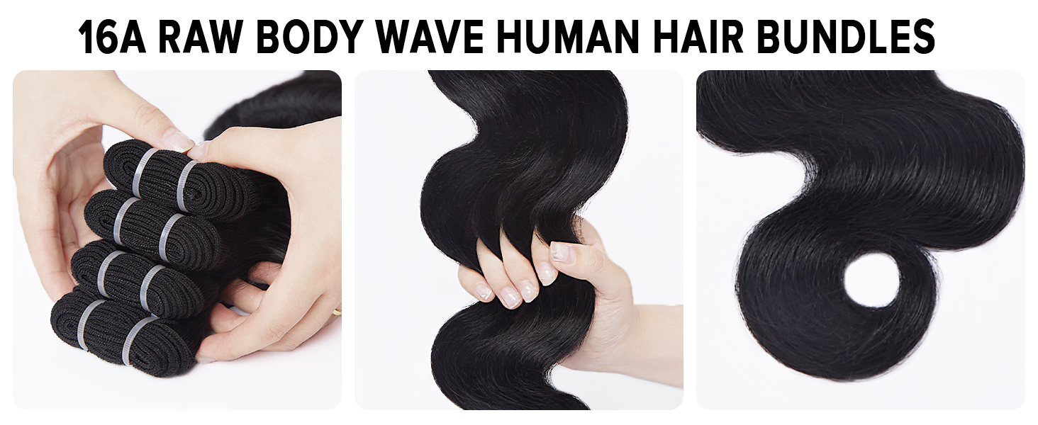 raw human hair